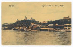 Plock - general view from the side of the Vistula River (1303)