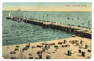 Sopot / Zoppot - beach and pier (1332)