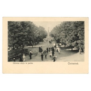 Ciechocinek - Główna aleja w parku ok. 1900 r. (1344)