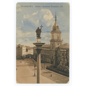 Warszawa - Zamek i kolumna Zygmunta III. Wyd. Fr. Karpowicz (1374)
