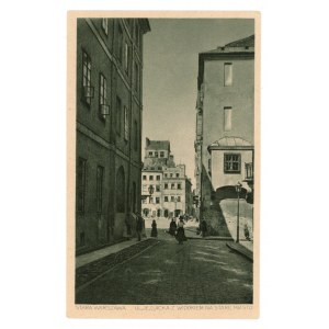 Warszawa - Ul. Jezuicka z widokiem na Stare Miasto (1429)