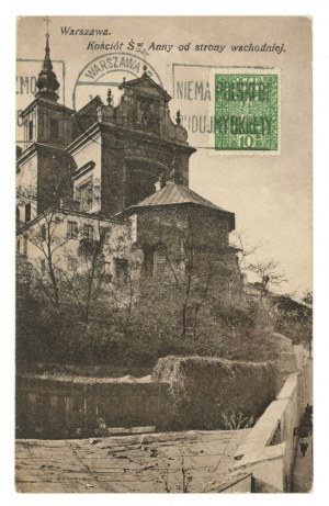 Warsaw - St. Anne's Church from the east (1446).