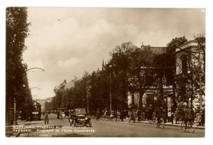 Warsaw - Fragment of Ujazdowskie Avenue (1490)