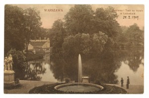 Warsaw - Fountain and Theatre on the Island in Lazienki Park (1505)