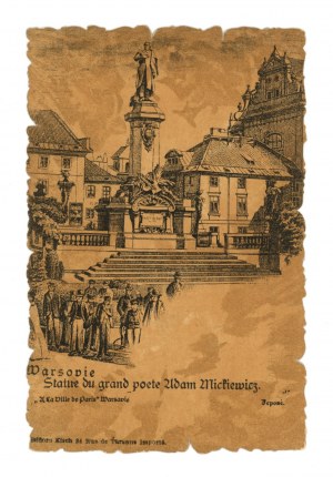 Warsaw - Monument to Adam Mickiewicz (1556)