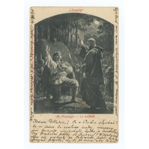 Pocztówka patriotyczna - seria „Lituania” - Przysięga (1598)