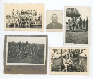 Modlin - Soldiers, exercises 1935. Set of 5pcs. (1603)
