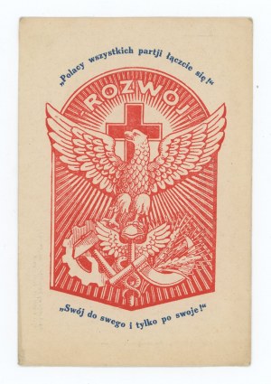 Postcard of the anti-Semitic Society Development, Second Republic (1610)