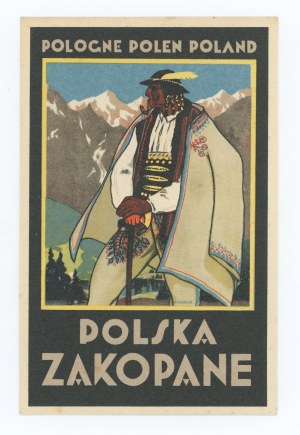 Zakopane - Advertising postcard of the Ministry of Communications (1694)