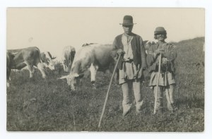 Preluki in the Bieszczady Mountains - Shepherds. Photo by J. Treszka (1705)