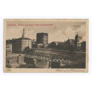 Poznań / Posen - Widok na nowy most Chwaliszewski (1745)