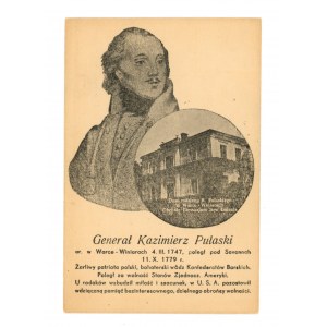 Patriotic postcard - General Casimir Pulaski (1810)