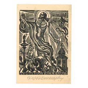 Warszawa - Wesołego Alleluja, drzeworyt K. Wiszniewski (1812)