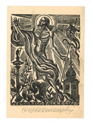 Warsaw - Happy Hallelujah, woodcut by K. Wiszniewski (1812)