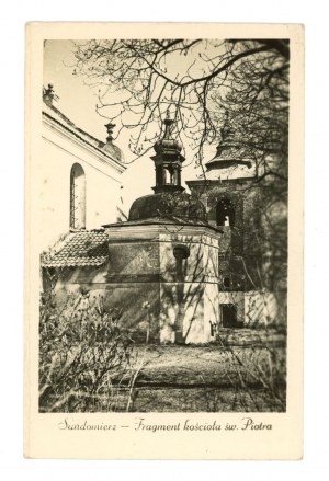 Sandomierz - Fragment of St. Peter's Church (1859).