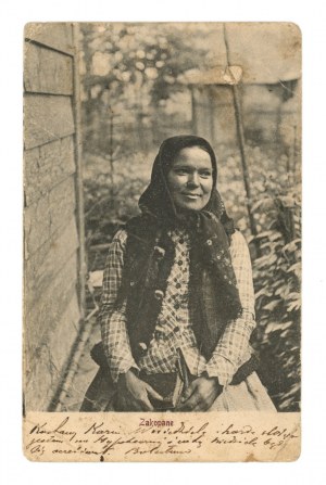 Zakopane - Highlander woman, ca. 1905 (1889)