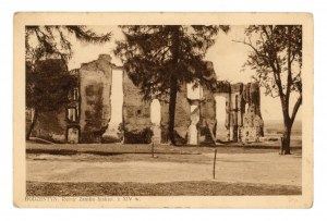 Bodzentyn - Ruins of the bishop's castle. From the 14th century (1904)