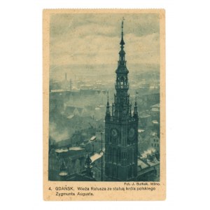 Gdańsk - Wieża ratuszowa. Fot. J. Bułhak (1960)