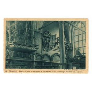 Gdańsk - Sztandar z portretem Stanisława Augusta (1969)