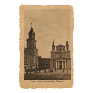 Lublin - Brama Trynitarska i Katedra (1982)