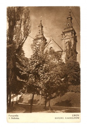Lviv - Carmelite church. Photo: J. Bulhak (1990)