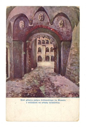 Krakow - Main vestibule in the Wawel palace (2061)