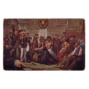 Pocztówka artystyczna - Polonia, mal. Jan Matejko (2073)