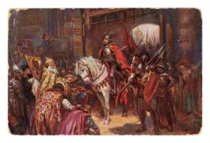 Art postcard - The entry of the Brave into Kyiv (2074).