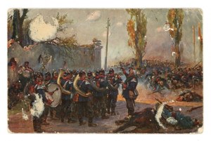 Art postcard - ,,Jeszcze Polska nie zginęła