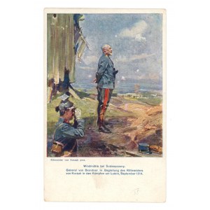 Carte postale - Sobieszczany, Général von Brander (2076)