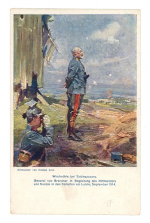 Art postcard - Sobieszczany, General von Brander (2076)