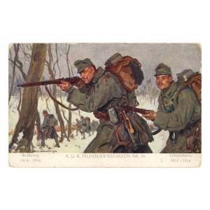 Art postcard - Great war in Jura (2093)