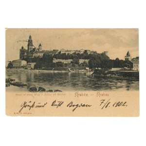 Kraków / Krakau - Wawel od strony Wisły, 1902r. (2103)
