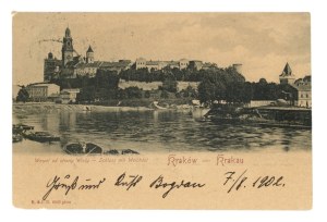 Krakow / Krakau - Wawel Castle from the side of the Vistula River, 1902. (2103)