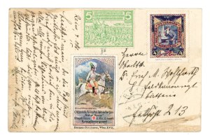 Patriotic postcard - General Staff of the I. Brigade. Charity bricks (2115)