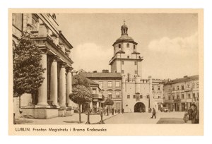 Lublin - Fronton of the Magistrate and Krakowska Gate (2122)