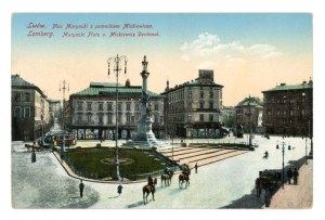 Lviv / Lemberg - St. Mary's Square with the Mickiewicz monument (2123)
