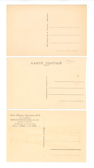 Airplanes - Postcard set of 3 pcs. (2124)