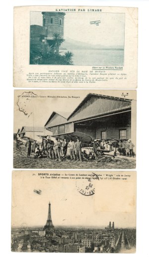 Airplanes - Postcard set of 3 pcs. (2126)