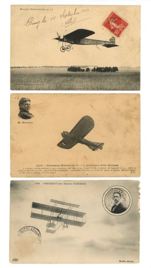 Airplanes - Postcard set of 3 pcs. (2127)