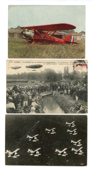 Airplanes - Postcard set of 3 pcs. (2128)