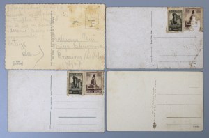 Set of 4 postcards from spas (1773)