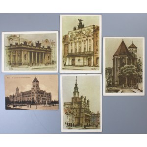 Poznań - Zestaw pocztówek 5 szt. (1771)