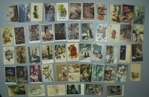 Christmas postcard set 50 pcs. (2204)