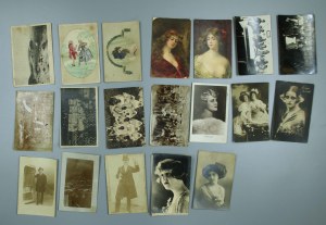 Set of postcards, historical and artistic 52 pcs. (2205)