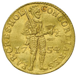 Netherlands, Ducat 1754, Holland.