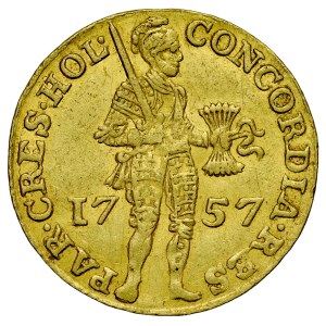 Netherlands, Ducat 1757, Holland.