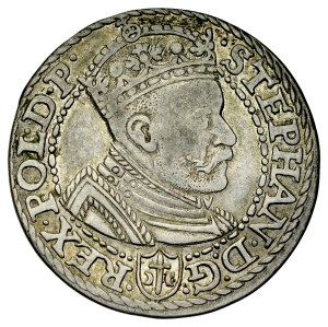 Stefan Batory 1576-1586, Trojak 1585, Malbork. RRRR.