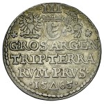 Stefan Batory 1576-1586, Trojak 1585, Malbork. RRR.