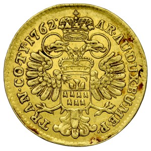 Transilvania, Maria Theresa 1740-1780, Ducat 1762, Karlsburg.